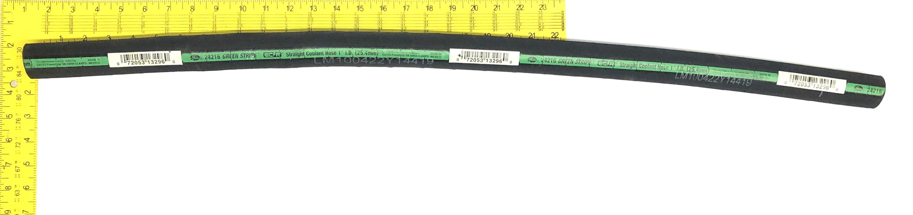 Gates Green Stripe 35 Inch  Straight Coolant Hose 1 Inch OD 24216 NOS