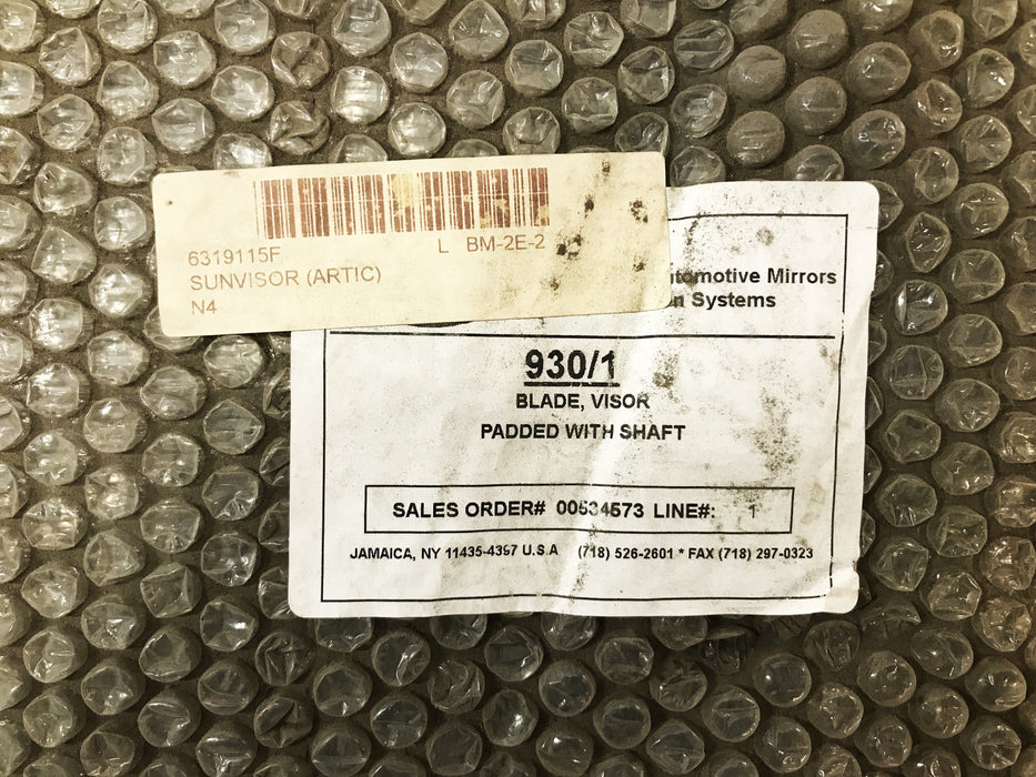 New Flyer Bus Sun Visor 6319115 NOS