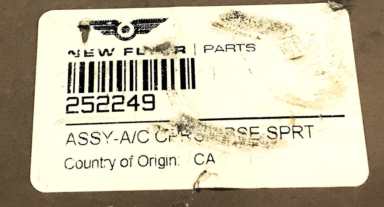 New Flyer A/C Compressor Base Support 252249 NOS