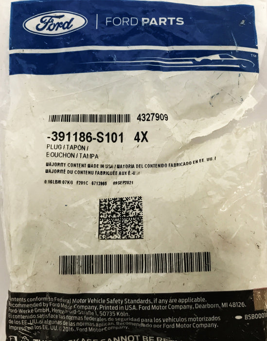 Ford Engine Plug 391186-S101 [Lot of 4] NOS