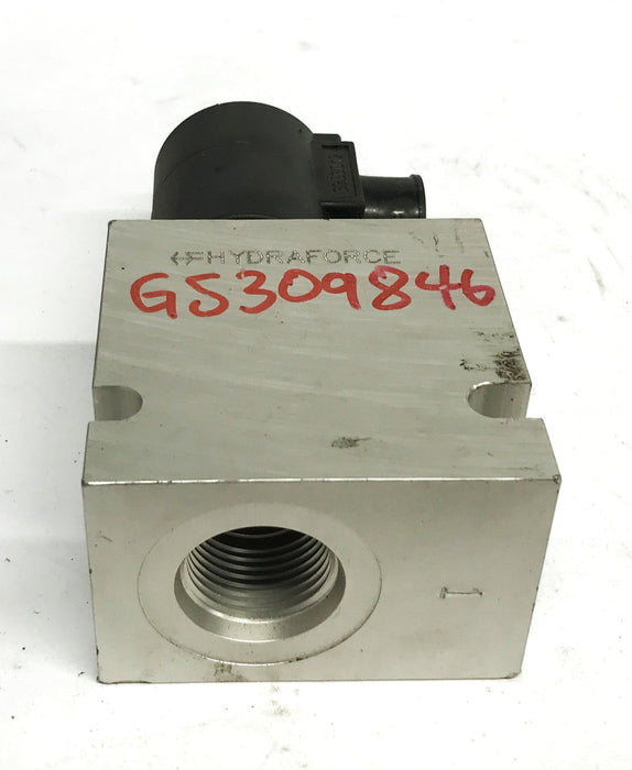 Hydraforce Aluminum 3-Port Hydraulic Valve GS306846 NOS Valve