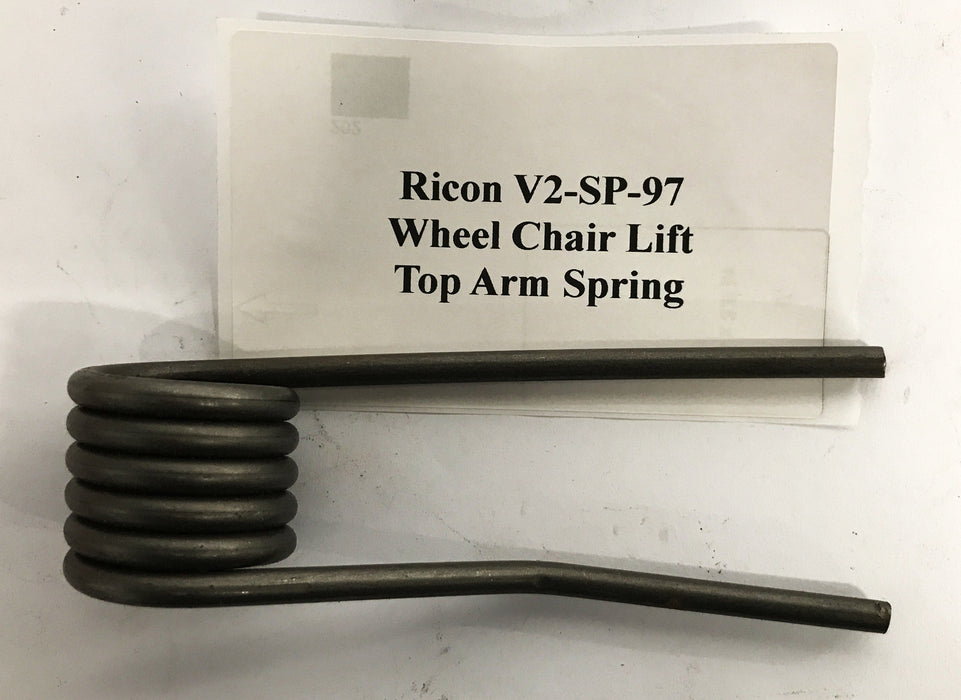 Ricon Lift Top Arm Spring V2-SP-97 [Lot of 4] NOS
