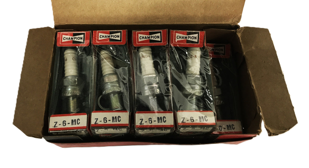 Champion Motorcycle Spark Plug Z-6-MC [Lot of 9] NOS