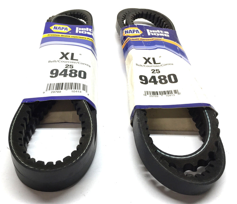 Napa XL Cogged Drive Belt 9480 [Lot of 2] NOS