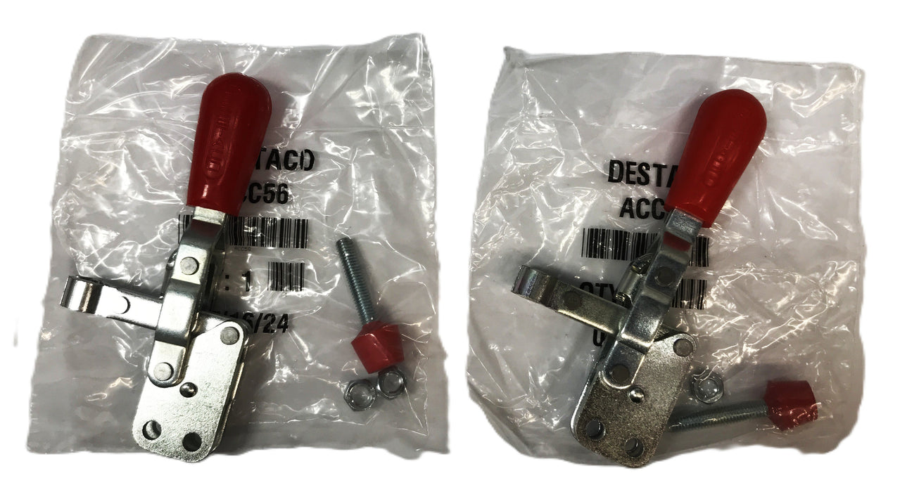 Destaco Vertical Hold-Down Toggle Locking Clamp 202-B [Lot of 2] NOS