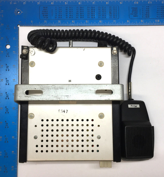 Federal Signal Corp. 12V Radio/Microphone (Missing Knob) PA300 USED - GTS SPECIAL