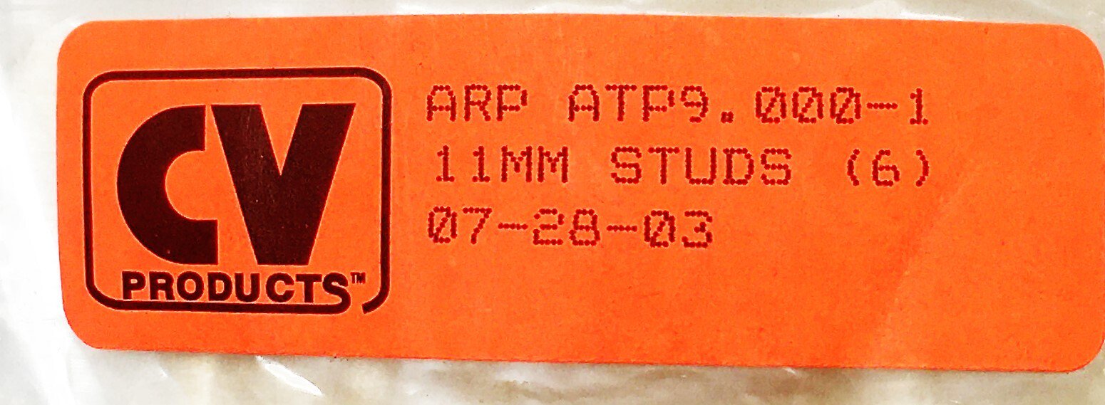 ARP 9 Inch OAL 11mm Stud ATP9.00-1 NOS