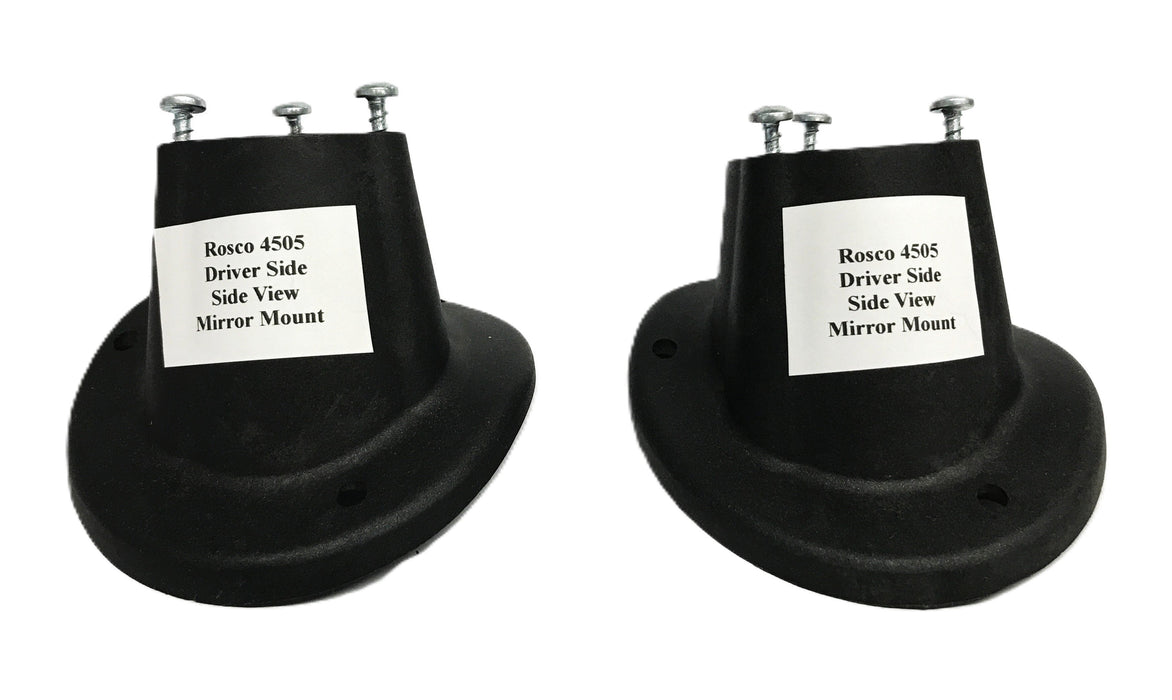 Rosco Driver Side Side View Mirror Mount 4505 [Lot of 2] NOS