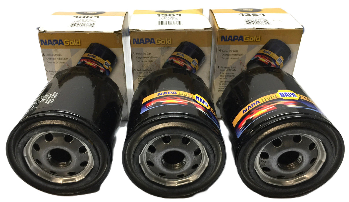 Napa Gold Oil Filter 1361 [Lot of 3] NOS