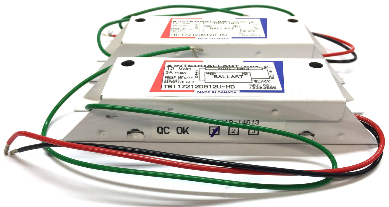 Interballast 12VDC Dome Light Ballast TBI17212D012U-HD [Lot of 2] NOS