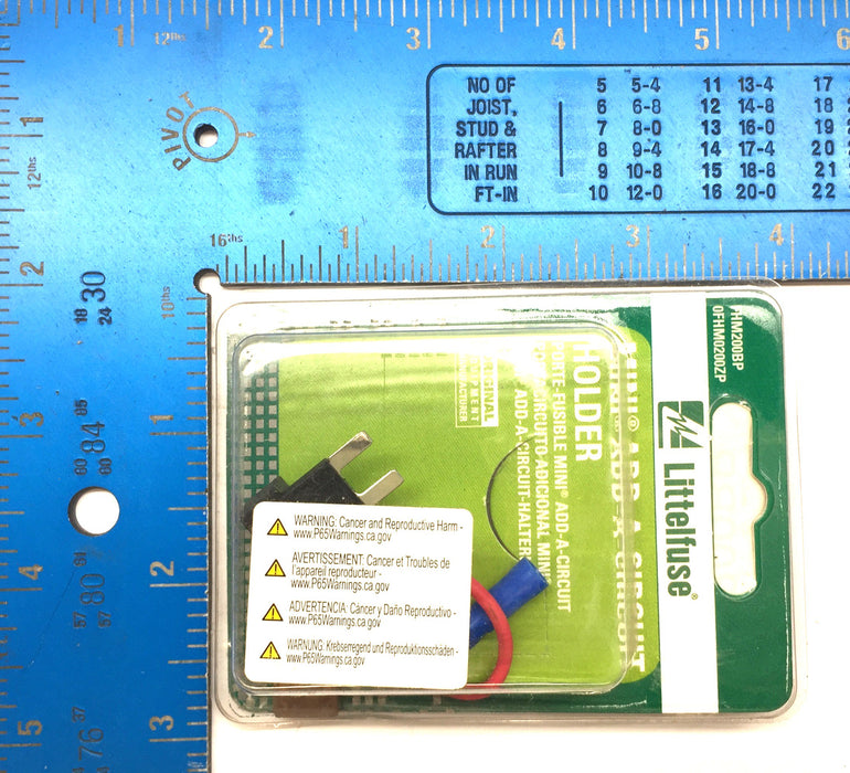 Littelfuse Mini Add-a-Circuit Holder FHM200BP [Lot of 2] NOS
