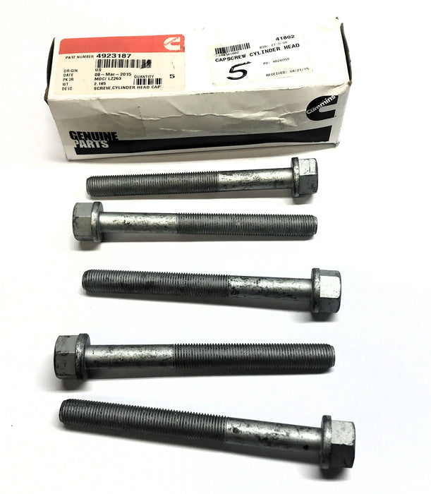 Cummins Box of (5) Fracture Resistant Screw 4923187 NOS