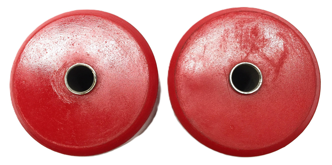 Unbranded Polyurethane Roller Wheel  3"O.D x 2"(W) x 1/2" Bore 1610045  [Lot of 2] NOS