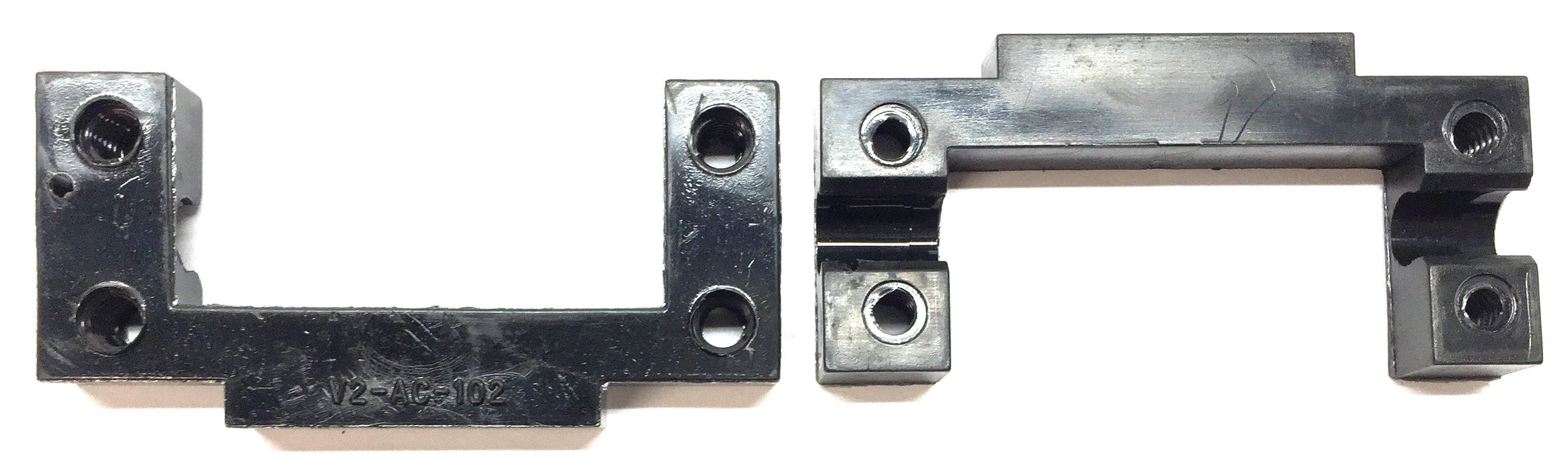 Ricon Black Plastic Base Latch Block V2-AC-102 (V2AC102) [Lot of 2] NOS