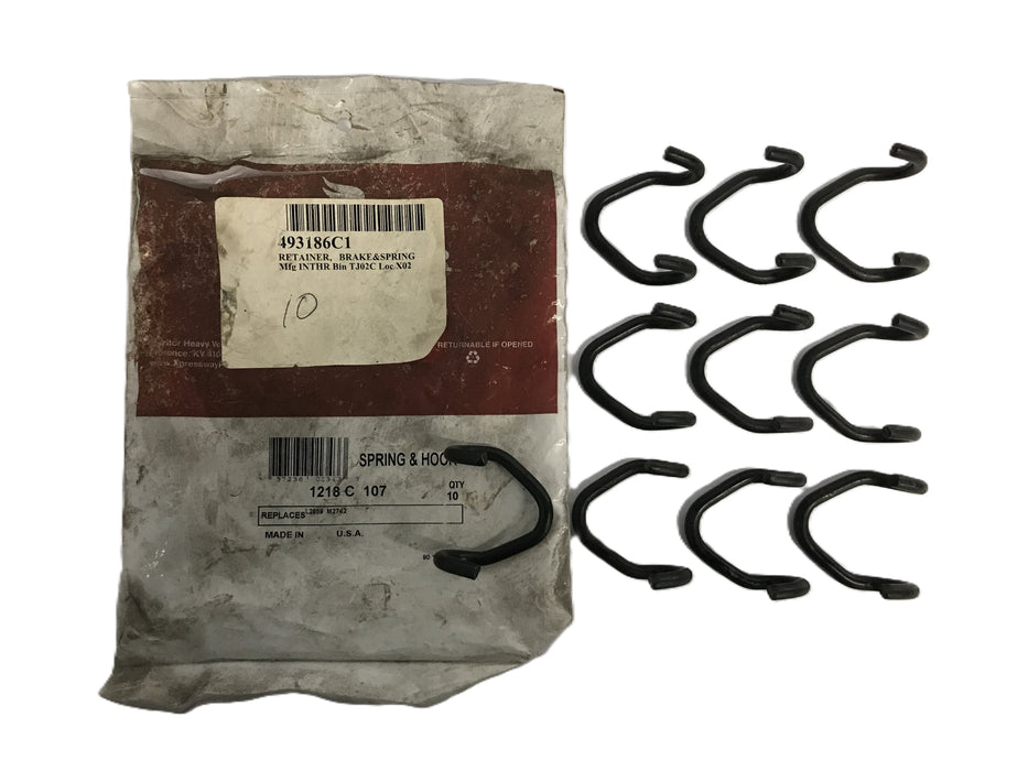 Source One (International) Brake Shoe Return Spring Link 493186C1 [Lot of 10]NOS