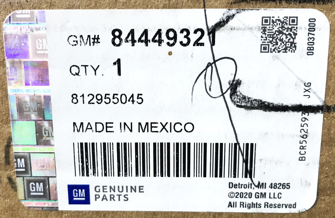 GM Black Cargo Shade 84449321 NOS