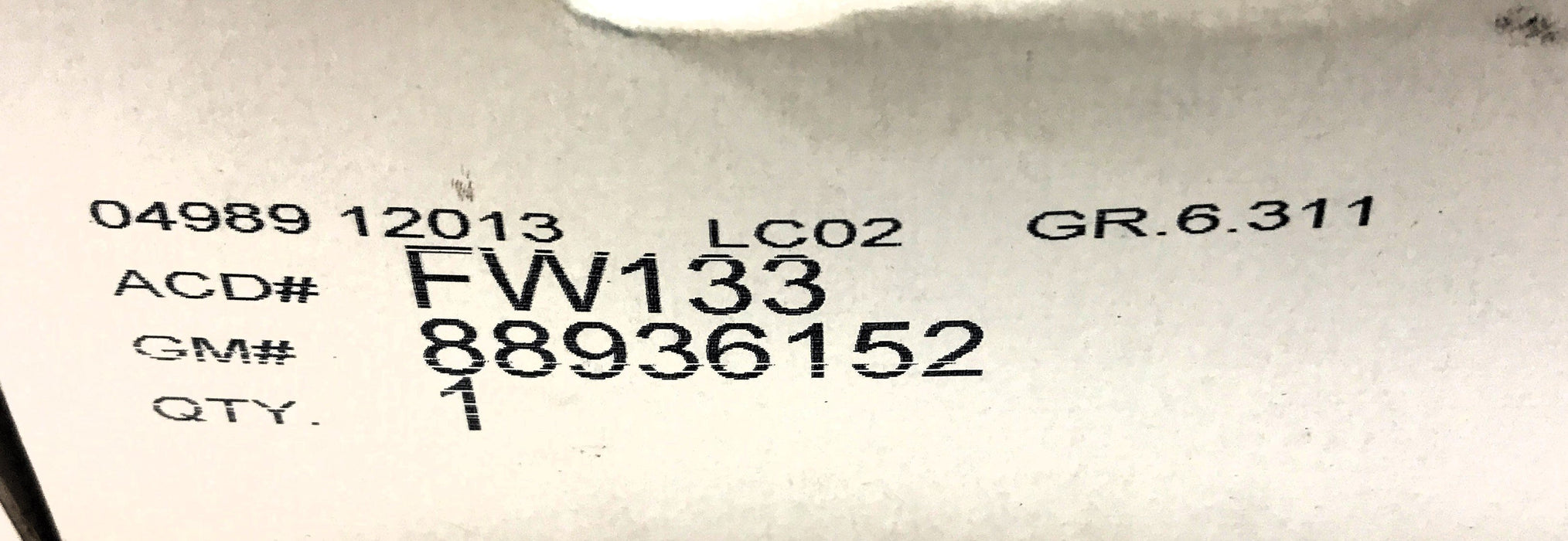 ACDelco Wheel Bearing FW133 (88936152) NOS