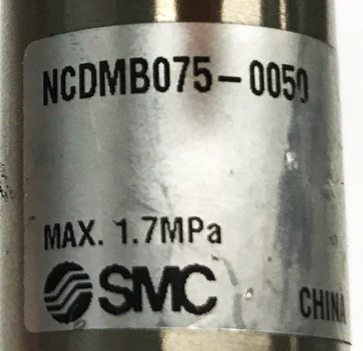 SMC Stainless Steel Pneumatic Cylinder NCDMB075-0050 [Lot of 2] NOS