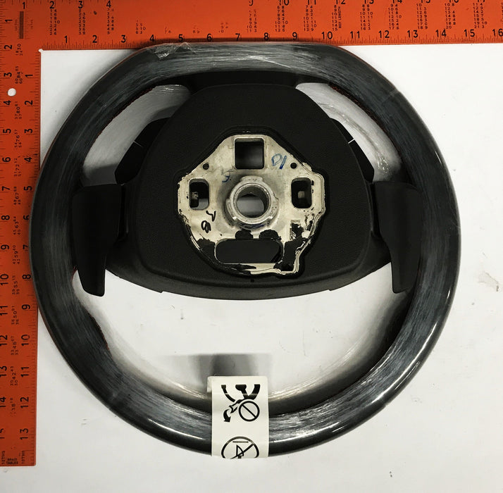 GM Black Leather Steering Wheel Assembly 84744912 NOS