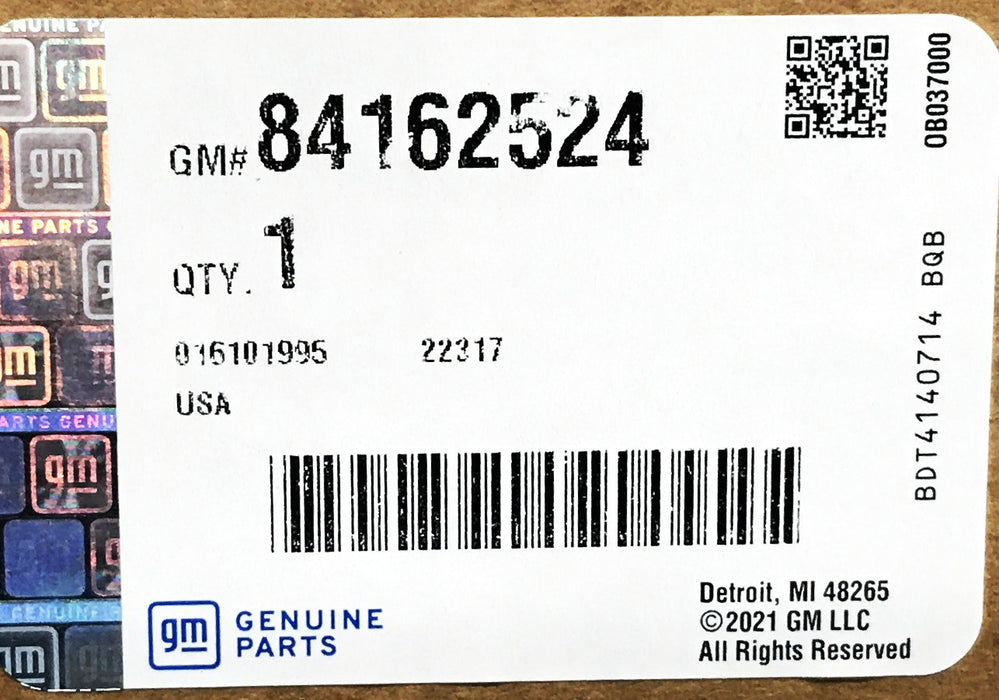 GM All Weather Floor Liner Mat 84162524 NOS