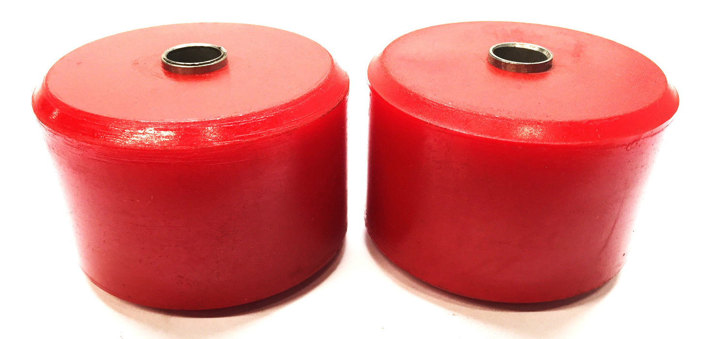 Unbranded Polyurethane Roller Wheel  3"O.D x 2"(W) x 1/2" Bore 1610045  [Lot of 2] NOS