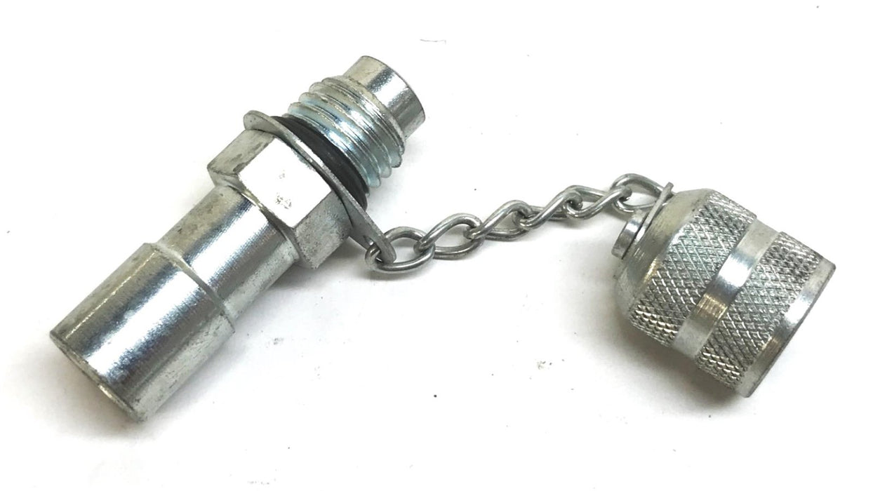 Unbranded 5/16 inch Make x 3/16 Female Test Port [Lot of 2] NOS