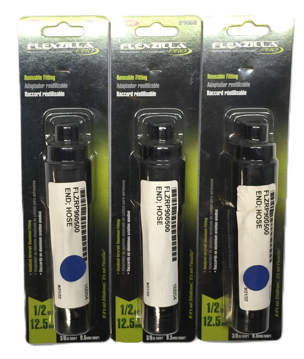 Legacy Flexzilla Pro Reusable 1/2" Fitting RP900500 [Lot of 3] NOS
