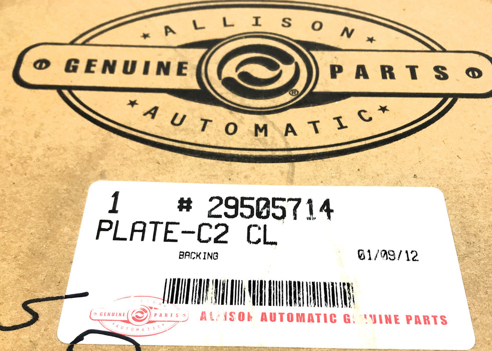 Allison C2 Clutch Plate 29505714 NOS
