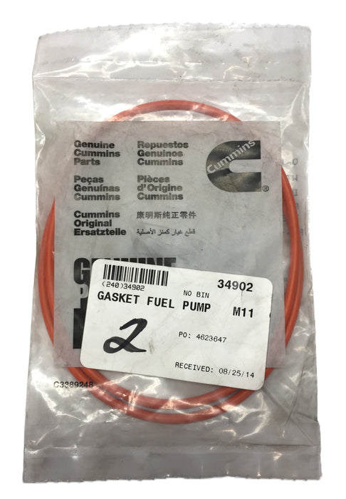 Cummins Fuel O-Ring Gasket Seal Pack 3033248 (2pcs) NOS