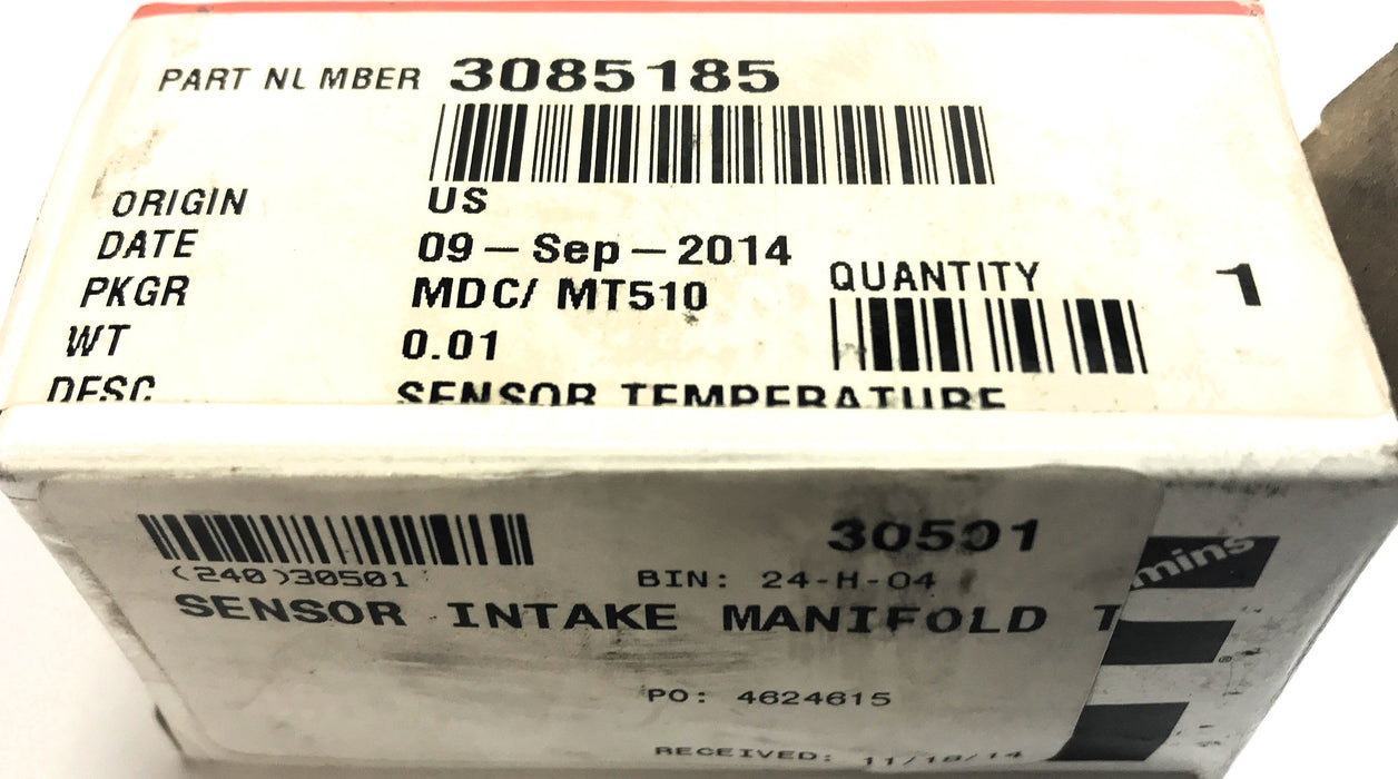 Cummins Intake Temperature Sensor 3085185 NOS