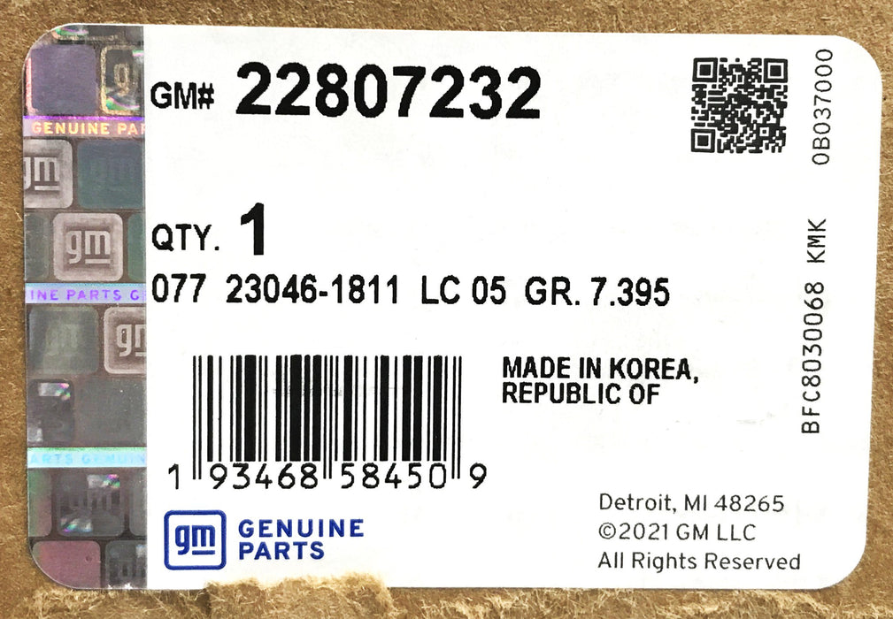 GM Front Suspension Strut Mount 22807232 NOS