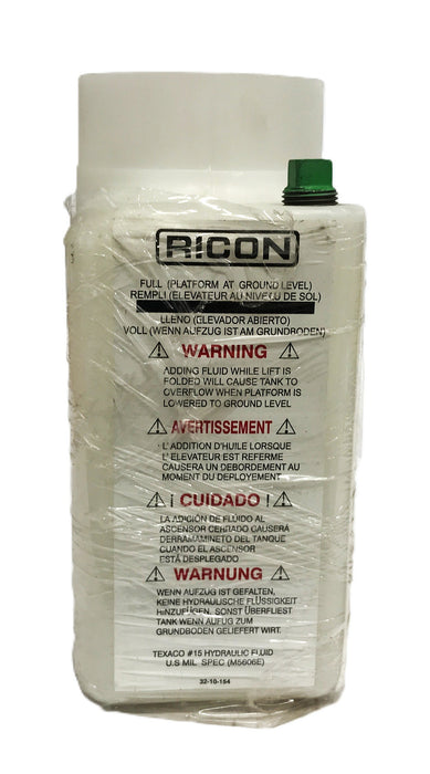 Ricon Plastic Hydraulic Pump Reservoir 30938 NOS