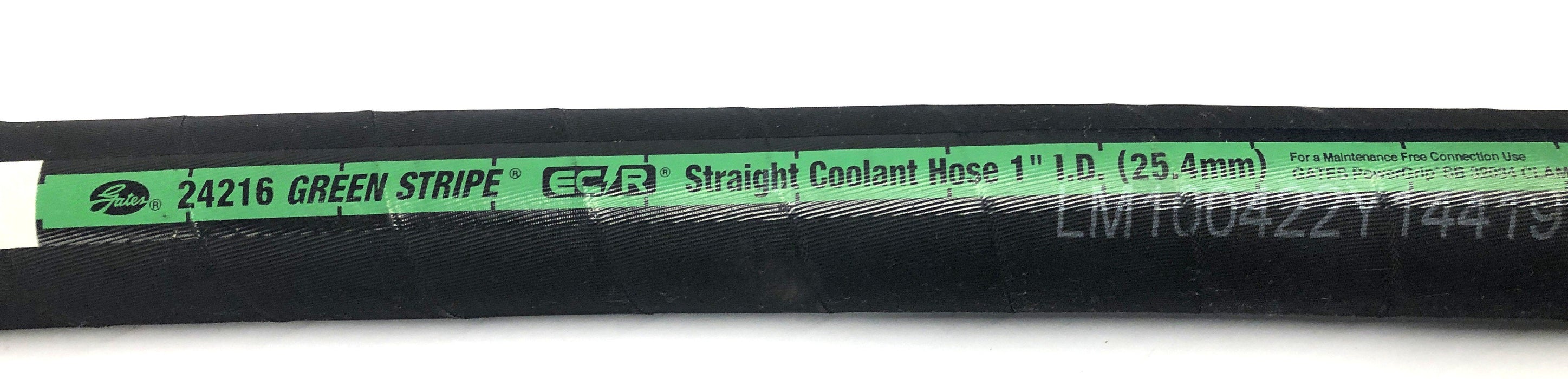 Gates Green Stripe 35 Inch  Straight Coolant Hose 1 Inch OD 24216 NOS