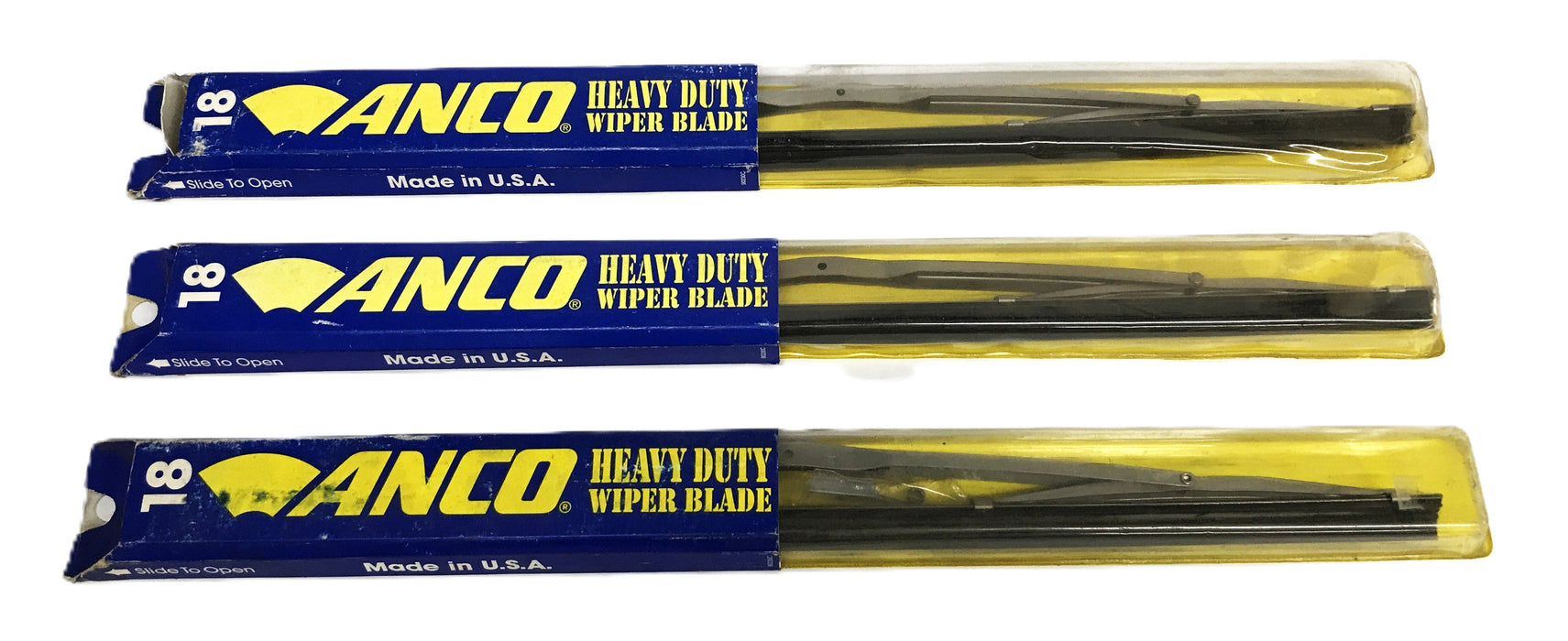 Anco 18 inch Wiper Blade 52-18 [Lot of 3] NOS