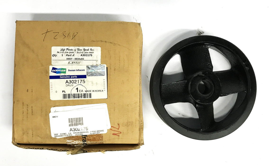 Doosan Parking Brake Drum A302175 NOS