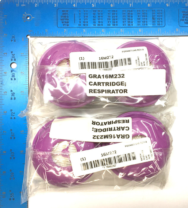 Honeywell Cartridge Respirator Pack 7583P100L (2pcs) [Lot of 2] NOS