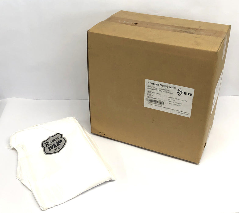ETI Case of 25 2XL Xposure Guard MP Coverall With Collar XGMPS1202XL NOS