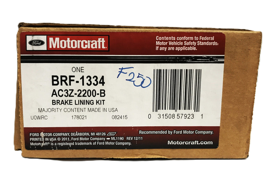 Motorcraft Disc Brake Pad Set BRF-1334 NOS