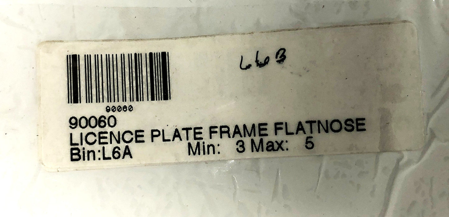 Unbranded Flatnose License Plate Frame 90060 [Lot of 3] NOS