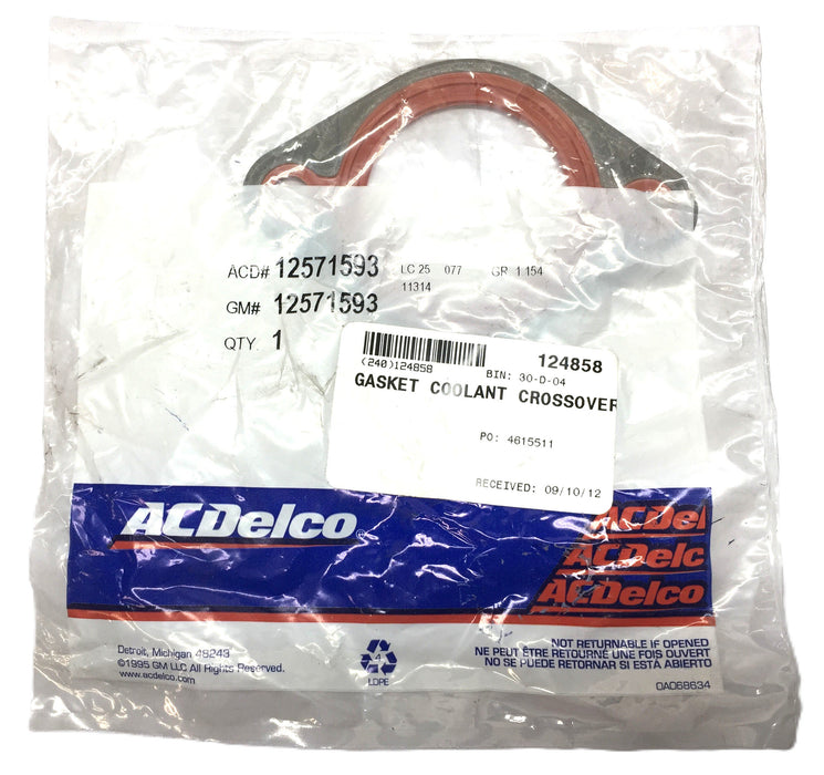 ACDelco Crossover Gasket Coolant 12571593 [Lot of 2] NOS