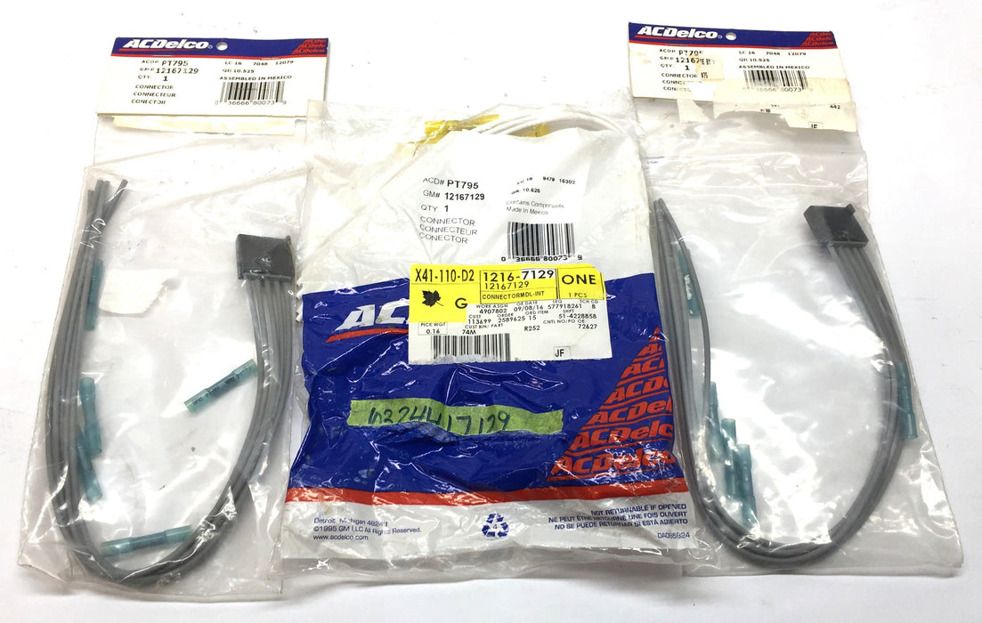 ACDelco/GM Connector PT795 (12167129) [Lot of 3] NOS