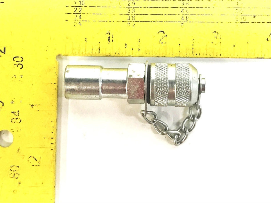 Unbranded 5/16 inch Make x 3/16 Female Test Port [Lot of 2] NOS