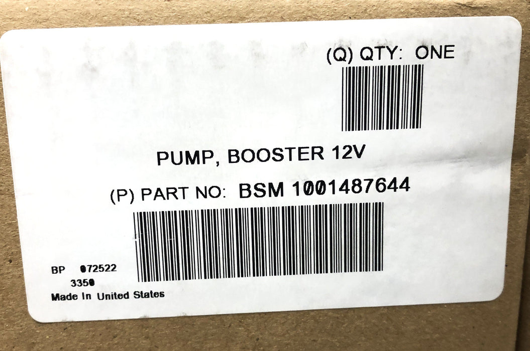 Bergstrom 12V Booster Pump 1001487644 NOS