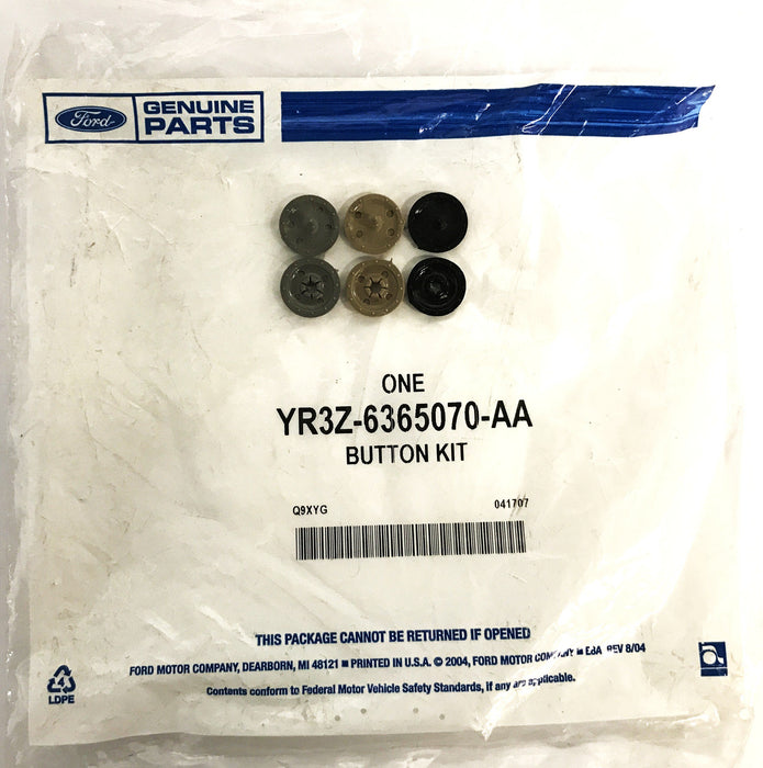 Ford OEM Button Kit YR3Z-6365070-AA NOS