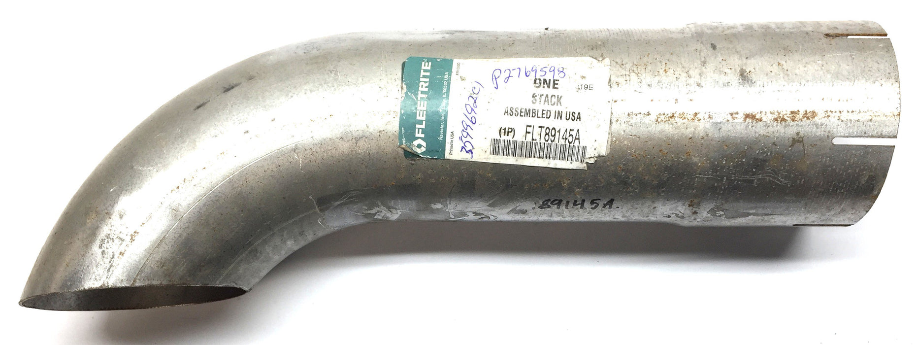 Nelson/Fleetrite Curved Exhaust Stack Pipe 89145A NOS