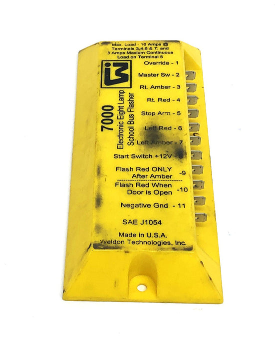 Weldon Electronic 8-Lamp School Bus Flasher 7000 USED