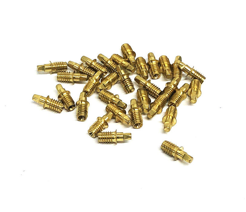 Unbranded Brass Nipple Inserts 1/4-20 [Lot of 30] NOS