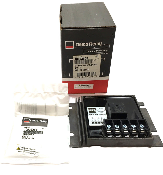 Delco Remy 50VR 24V Regulator Kit 10503805 NOS