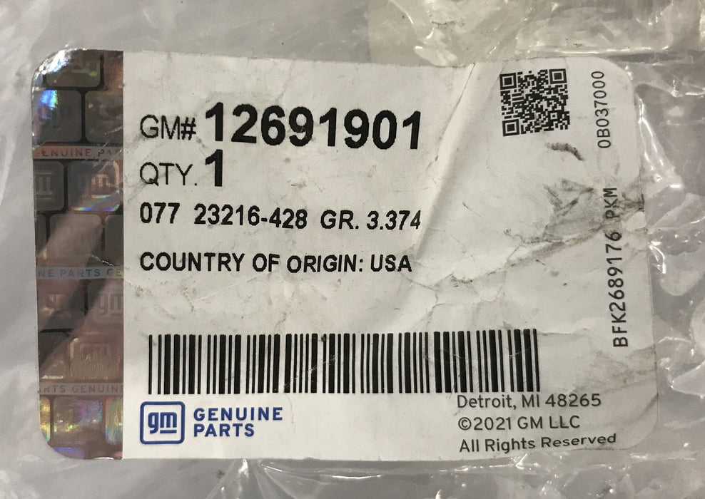 GM Turbocharger Coolant Line 12691901 NOS