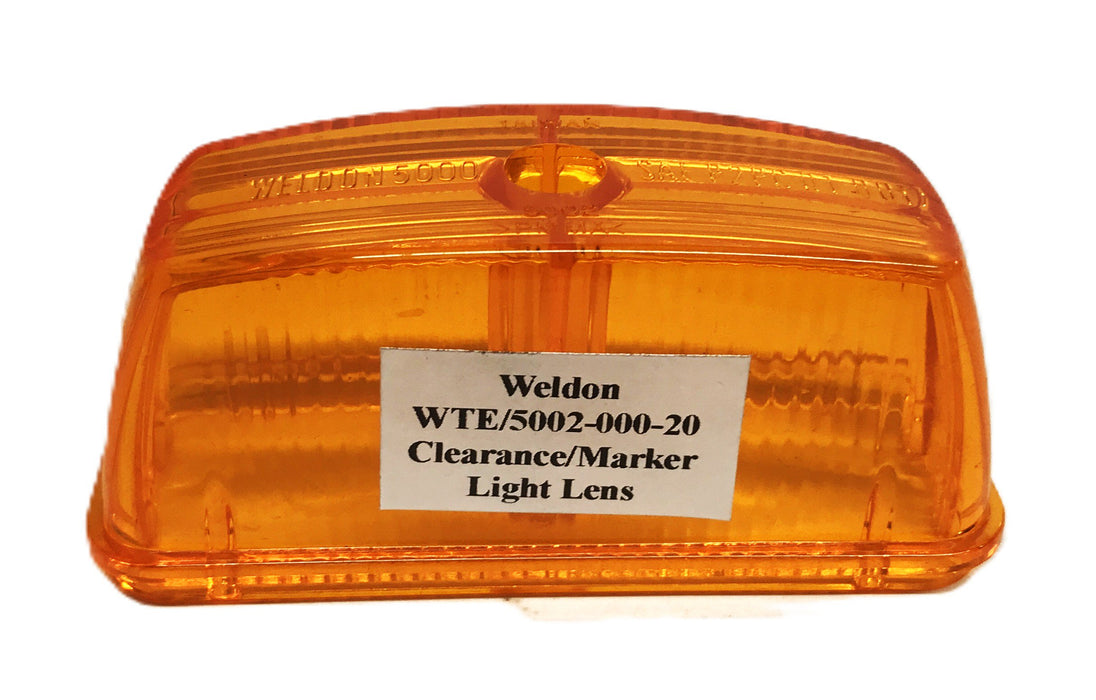 Weldon Amber Clearance Light Lens WTE/5002-000-20 [Lot of 13] NOS